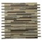 Apollo Tile Slate And Glass Waterfall 4.83 sq.ft 11.8 in. x11.8 in. Mosaic Tile, 5PK APLCAS99029EC97 - alternate 1